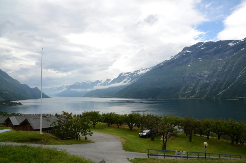 Ausblick bei Lofthus auf den Sørfjord