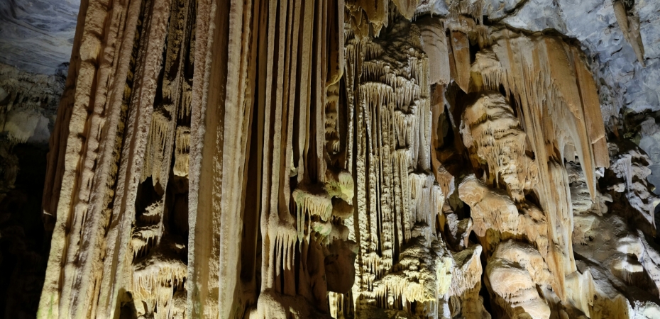 Stalagtiten in den Cango Caves