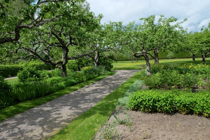 Garten des Hofs von Selma Lagerlöf in Mårbacka