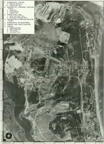 Britische Luftaufnahme der Heeresversuchsanstalt Peenemünde vom April 1943 (public domain)