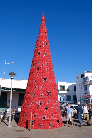 Weihnachtsbaum in Playa Blanca
