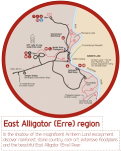 East Alligator (Erre) Region Map