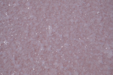 Salzkristalle des Pink Lake