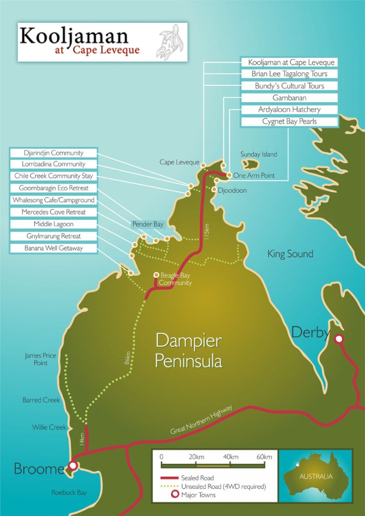 Dampier Peninsula Map